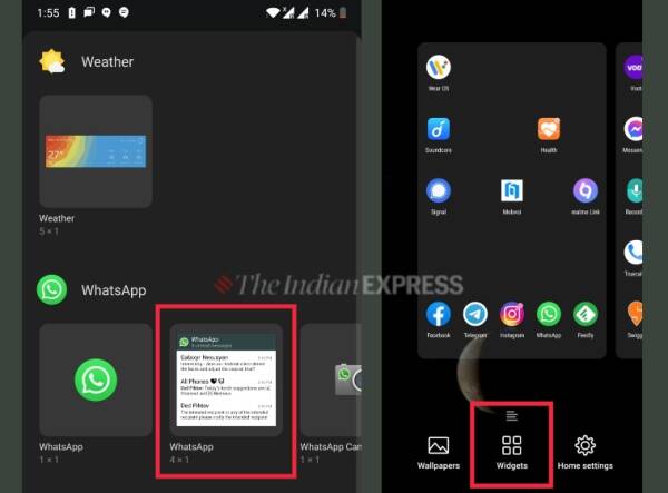 WhatsApp Widgets