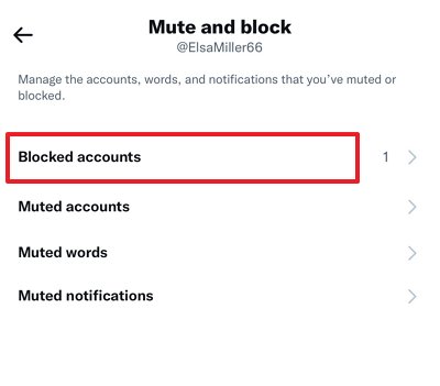 blocked accounts