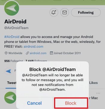 click block to confirm