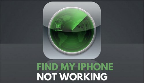Find My iPhone not working