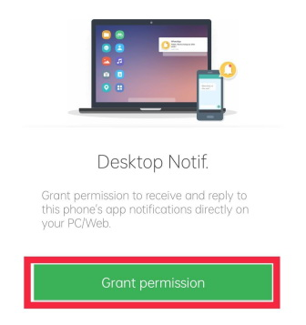 grant permission airdroid personal