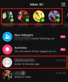 see if someone is online on TikTok with activity status
