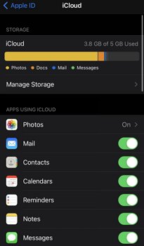 icloud connection
