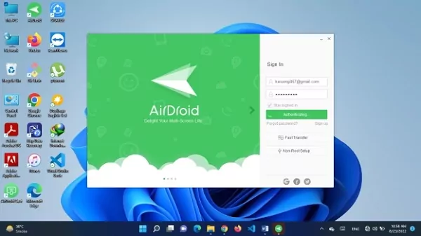 login airdroid personal
