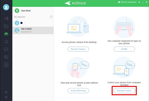 remote control airdroid personal