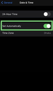 set time automatically