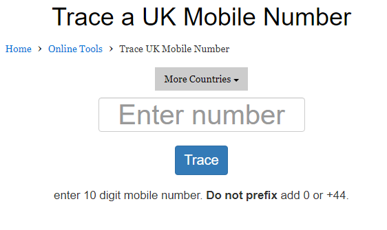 TechWelkin UK Mobile Number Tracker