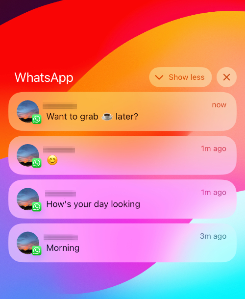 read WhatsApp message previews