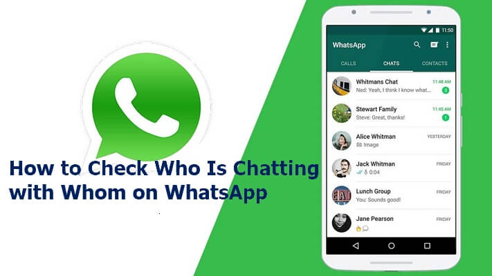 check who is chatting with whom on WhatsApp