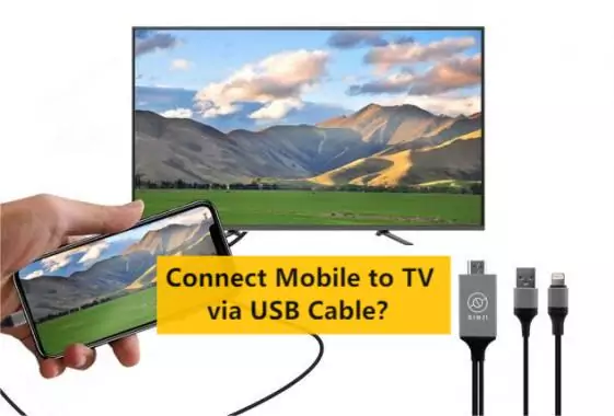 connect phone to TV via USB