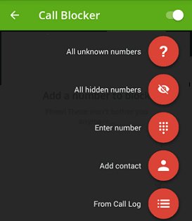 Avast Call Blocker