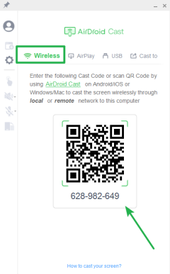 Wireless in AirDroid Cast