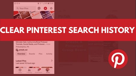 clear Pinterest search history
