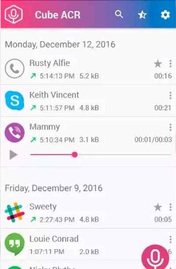 free call recording app for Android Cube ACR