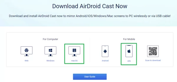 download AirDroid Cast now