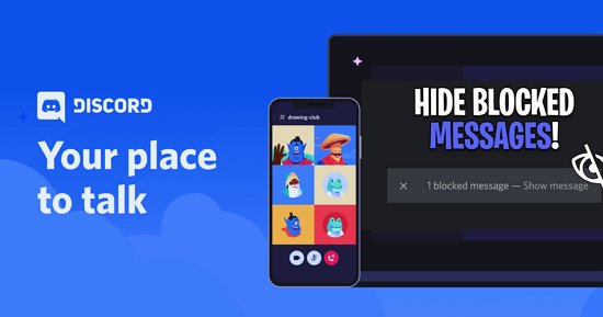 hide blocked messages Discord