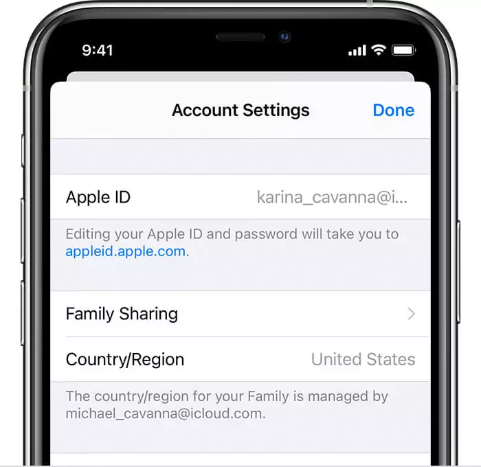 use same Apple ID