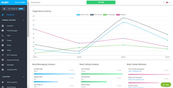 mSpy phone monitoring app