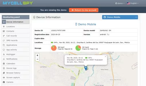 MYCELL SPY how to track sms from another number