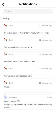 sync Gmail notifications