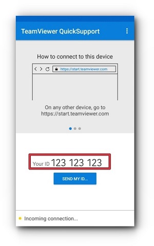 teamviewer quicksupport id