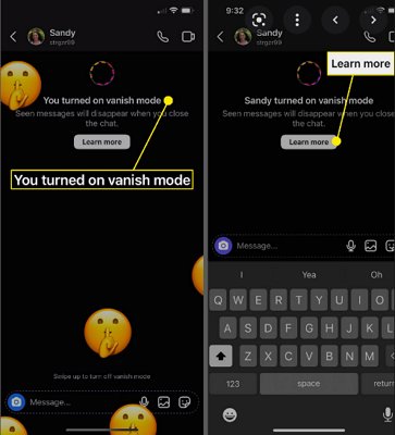 Instagram Vanish Mode: Sending Disappearing Messages