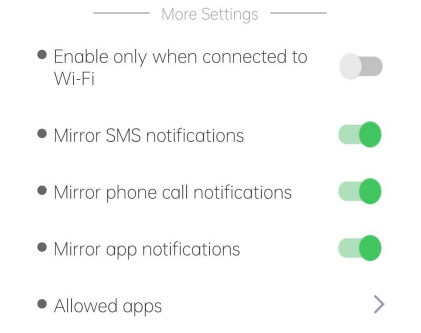airdroid persoanl customize settings