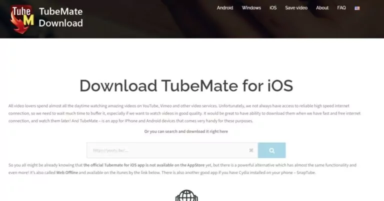 El mejor descargador de videos de YouYube para iPhone - TubeMate