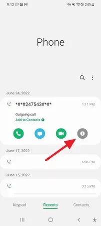 block restricted calls on Android