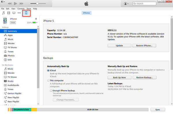 iTunes File Sharing