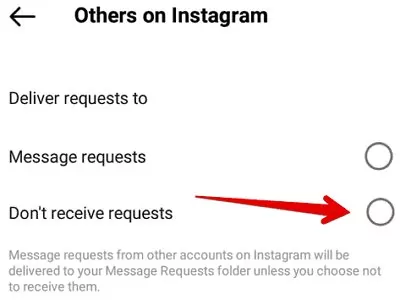 Don't receive requests