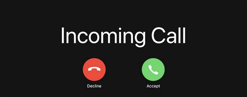 incoming call