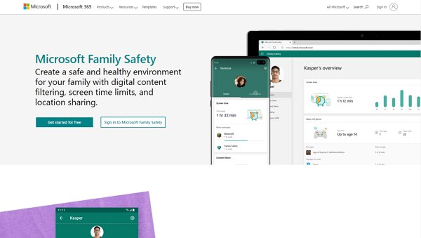 Microsoft Family Safety app