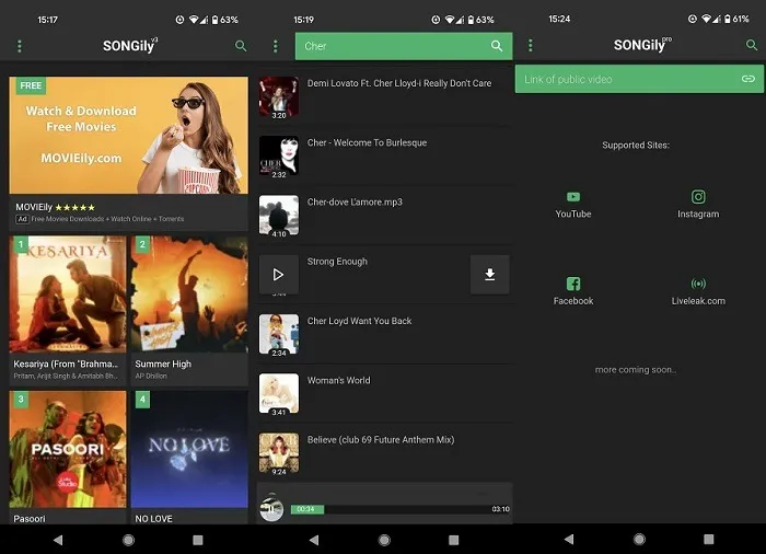 music-download-app-songily