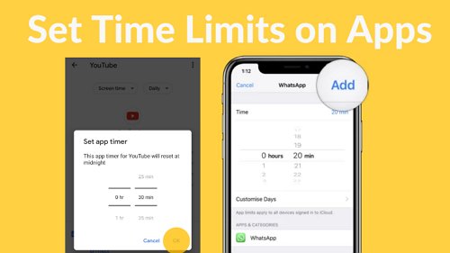set time limits on apps