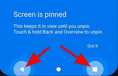 stop pin app Google Pixel