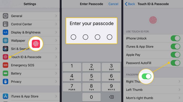 lock apps using Touch ID