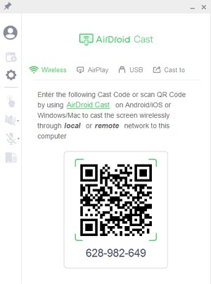 métodos de conexión de AirDroid Cast