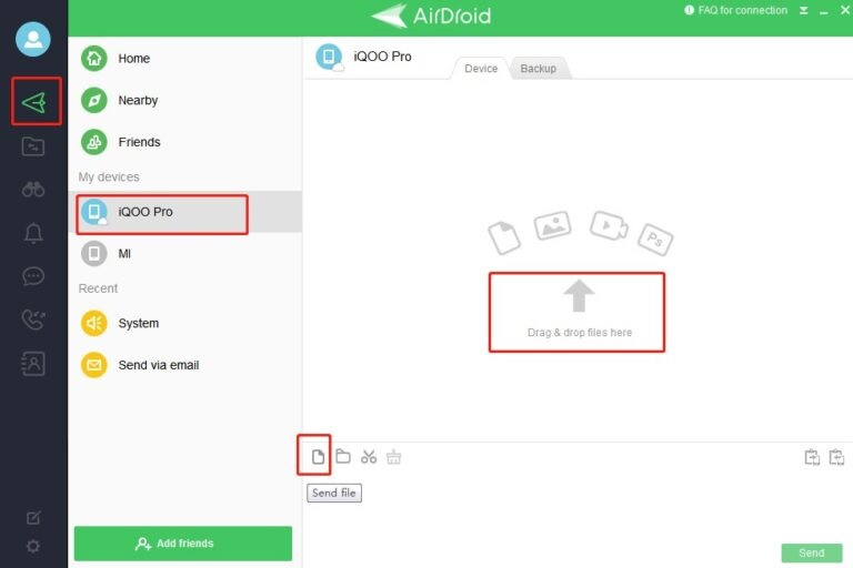 airdroid transferencia de archivos