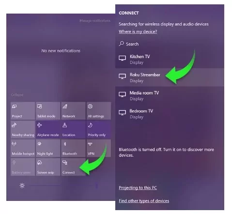 Cast PowerPoint to Roku TV from Windows
