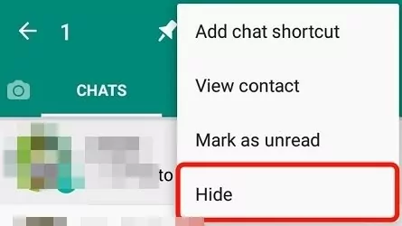 hide WhatsApp chat via GbWhatsApp