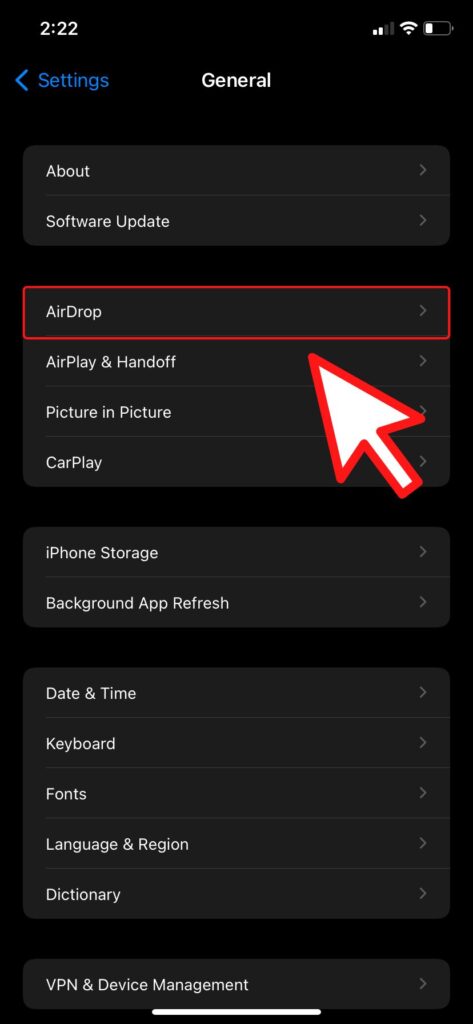locating-airdrop-button
