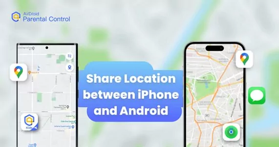 share location between iPhone and Android