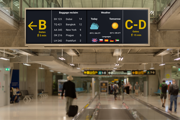 airport navigation wayfinding