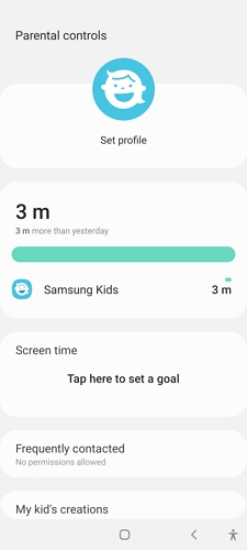 set up parental controls on Samsung Kids