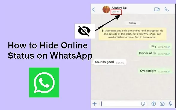 hide WhatsApp online status