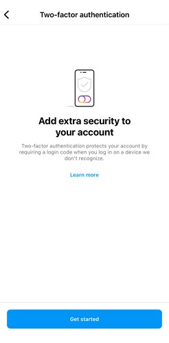 tap on get started