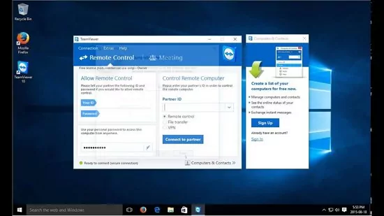 TeamViewer remote control not working on Windows