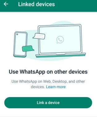 WhatsApp Linked devcies