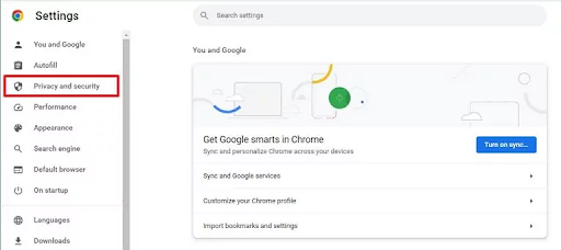 whitelist website on chrome